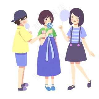 儿童节女孩节日