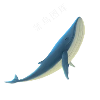 海洋公园海底世界鲸鱼蓝鲸动物手,免抠元素