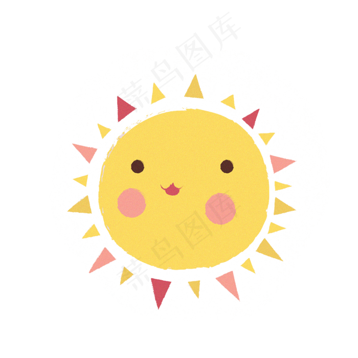 儿童节装饰太阳素材(2000X2000(DPI:300))psd模版下载