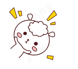 小清新动物可爱小羊png