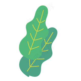 绿色创意叶子元素