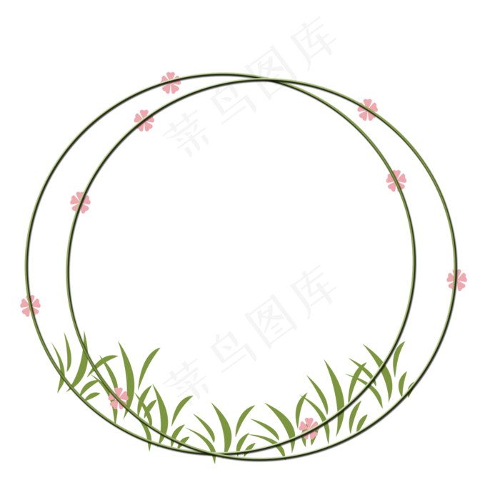 清明节边框png素材(2000X2000(DPI:300))psd模版下载