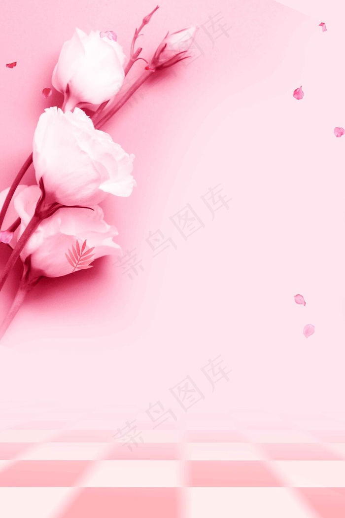 粉色母亲节主题背景