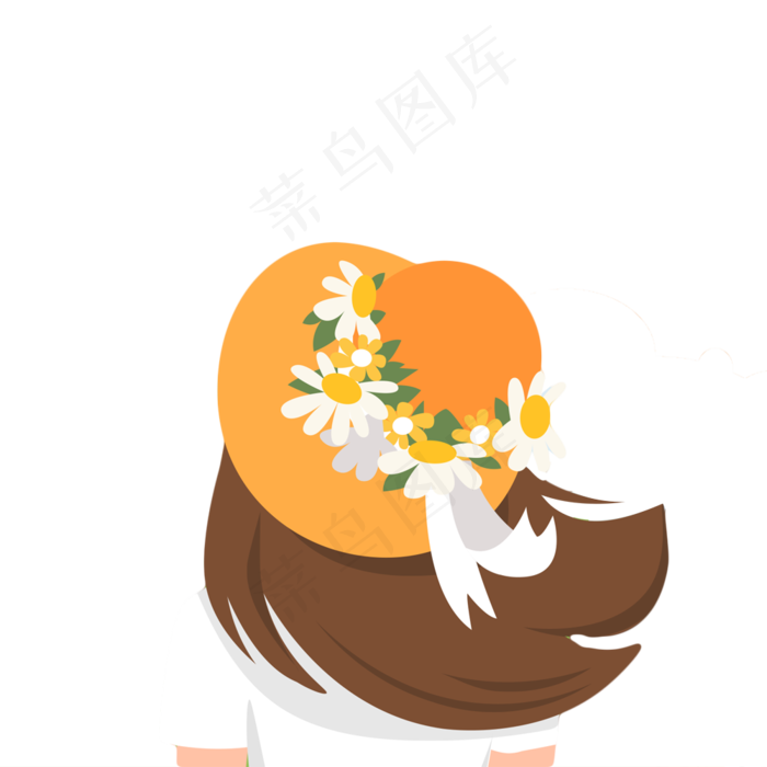 少女背影