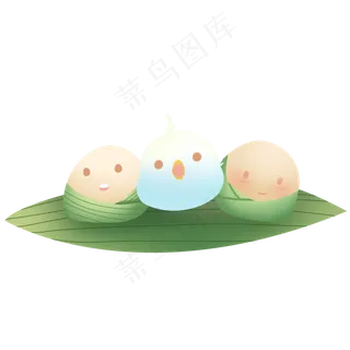 端午节卡通人物风格png格式