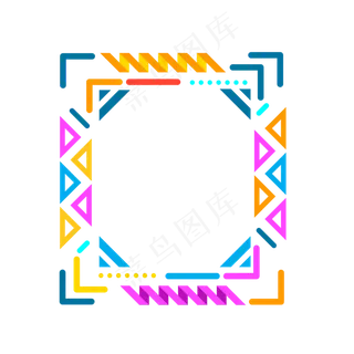 618电商多色渐变撞色趣味免扣