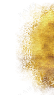 金箔黄金装饰边框喷漆,免抠元素