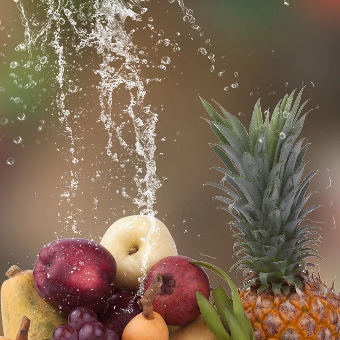 淘宝天猫新鲜清新可口水果主图(800*800px 	        )psd模版下载