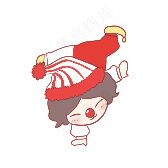 愚人节表演倒立的小丑(2100X2100(DPI:300))psd模版下载