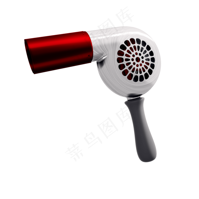 精致复古吹风机png图