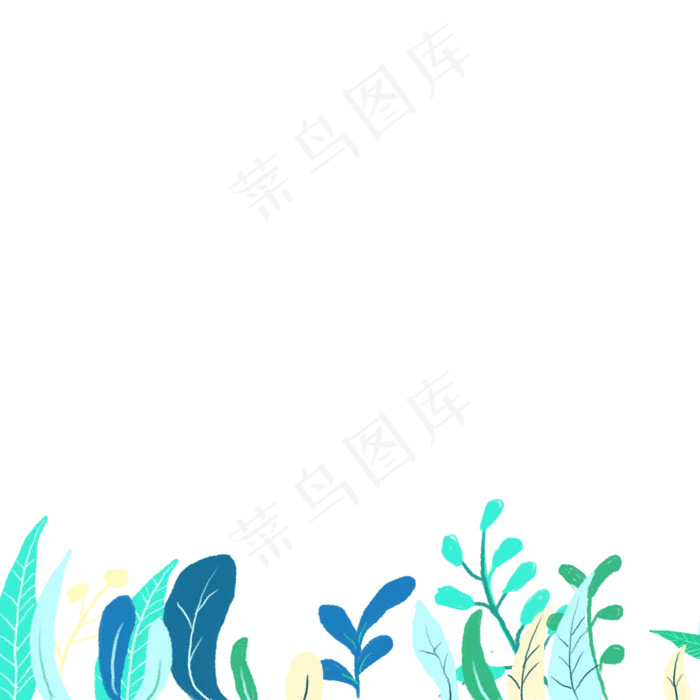 春天绿色植物下载(2000X2000(DPI:300))psd模版下载