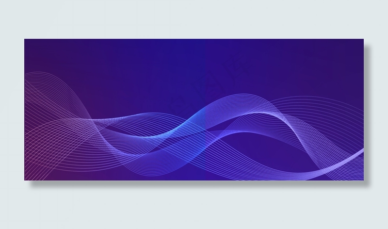 科技线条简约蓝色背景