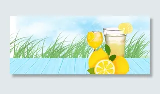 夏日降暑清凉饮料水果