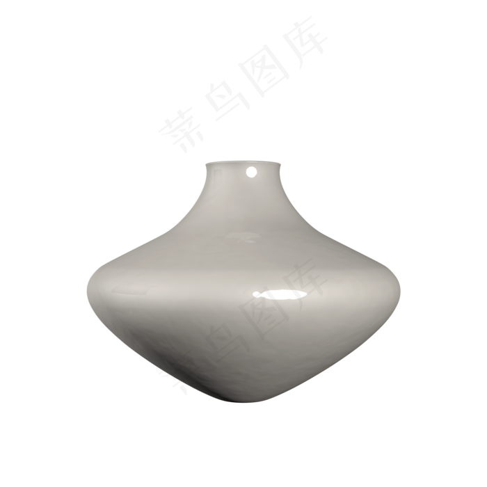 C4D生活用品装饰瓶白色瓷器花瓶摆,免抠元素(2000X2000(DPI:300))psd模版下载
