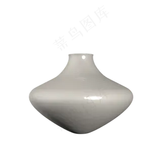 C4D生活用品装饰瓶白色瓷器花瓶摆,免抠元素