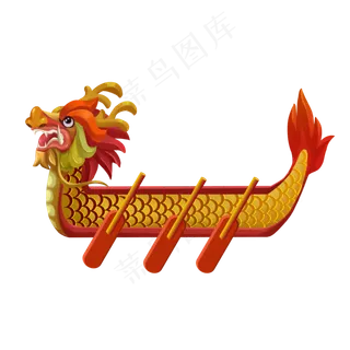 可爱端午龙舟装饰