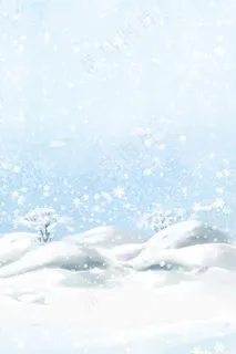 大寒农历节气雪地psd分层banner