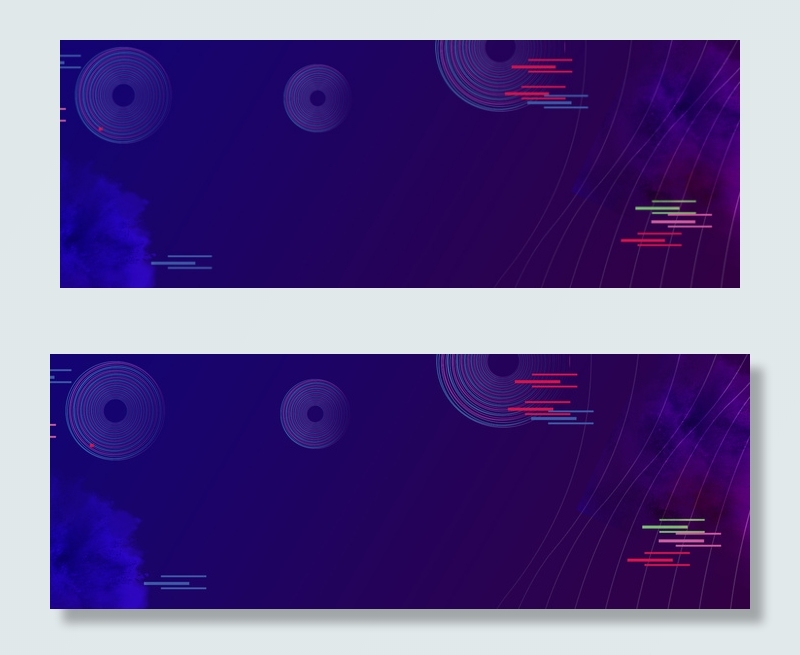 商务蓝色渐变线条艺术大气扁平banner