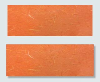 简约浓郁古风桔色底纹