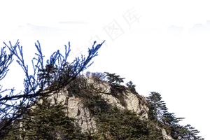 绵延起伏陡峭的大山