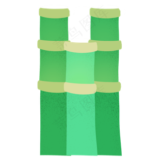 创意卡通设计扁平竹节