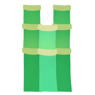 创意卡通设计扁平竹节