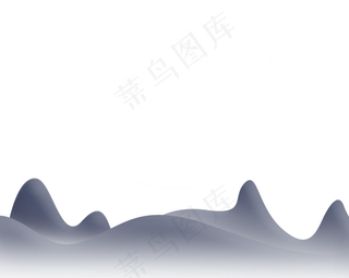 新中式中国风山脉