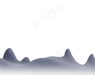 新中式中国风山脉