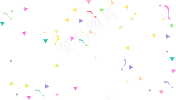 庆祝彩纸,免抠元素(6697*3798px 300 dpi )psd模版下载