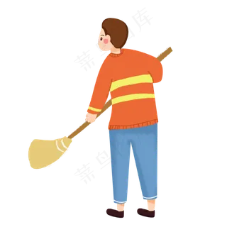 扁平五一劳动者元素