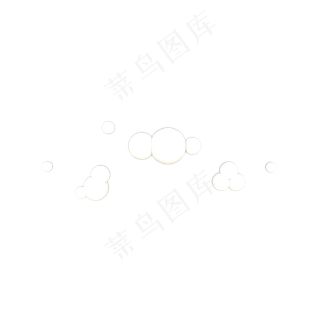 C4D立体卡通漂浮云朵,免抠元素