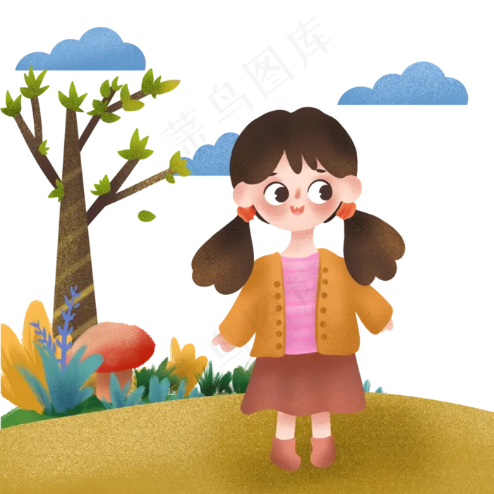 可爱小孩人物png免抠图(2000X2000(DPI:300))psd模版下载