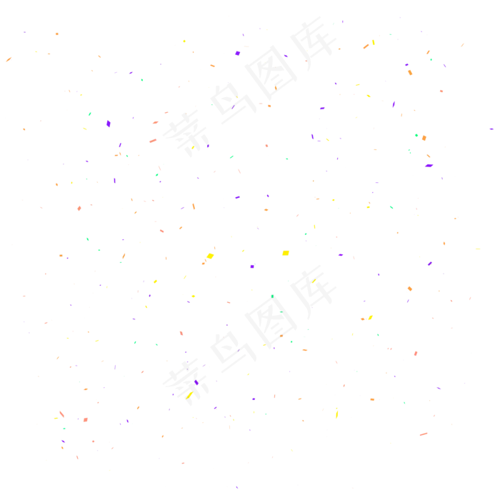 节日庆祝派对礼花碎片,免抠元素(2000*2000px)ai矢量模版下载