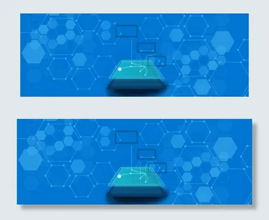 电子板块蓝色科技banner