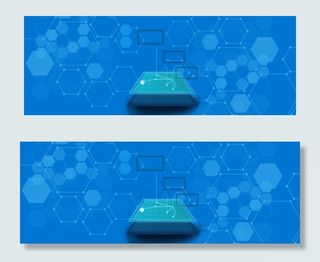 电子板块蓝色科技banner