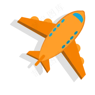 可爱卡通飞机png,免抠元素