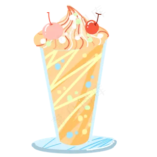 杯装水果冰淇淋插图