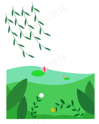 矢量免扣卡通春天,免抠元素