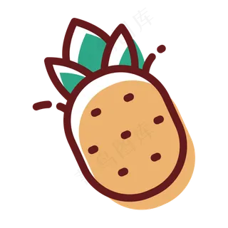 水果菠萝图标