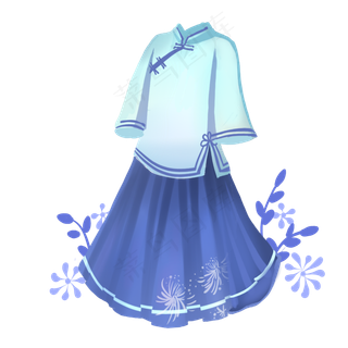 民国校服小花服装