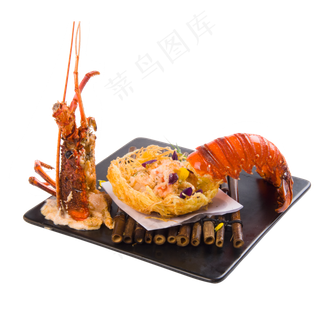 美味龙虾菜肴,免抠元素