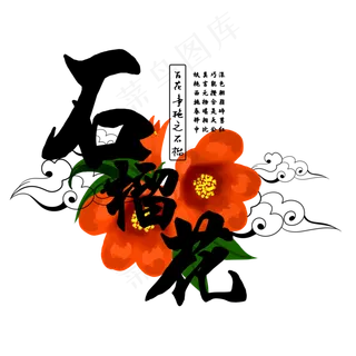 古风百花系列之石榴花