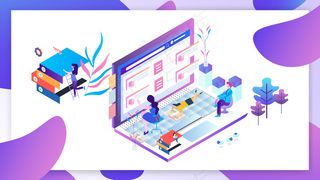 2.5D矢量商务办公场景