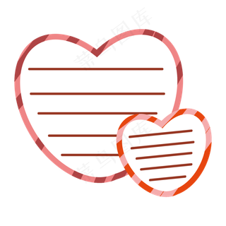 儿童节卡通可爱爱心边框