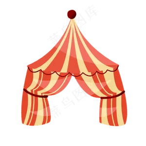 愚人节小丑马戏团四月一日PNG红黄,免抠元素