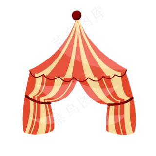 愚人节小丑马戏团四月一日PNG红黄,免抠元素