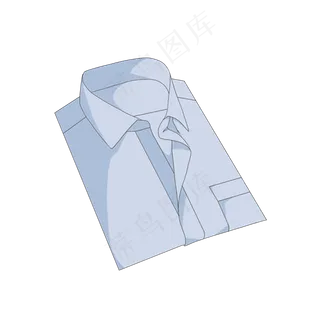 时尚男士衬衣插画
