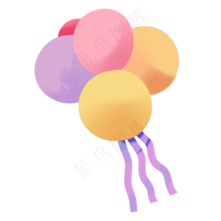 六一儿童节可爱气球组