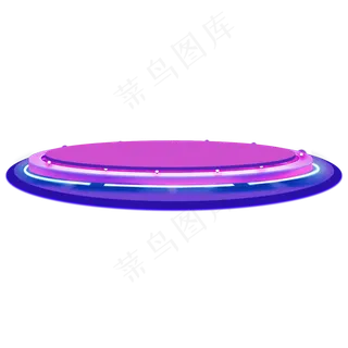 科技酷炫舞台展示台,免抠元素