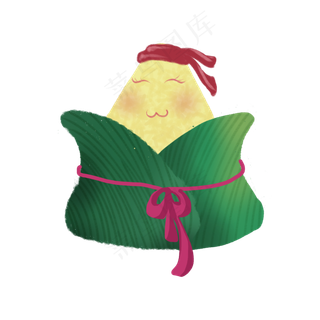 端午悠闲可爱软萌粽子